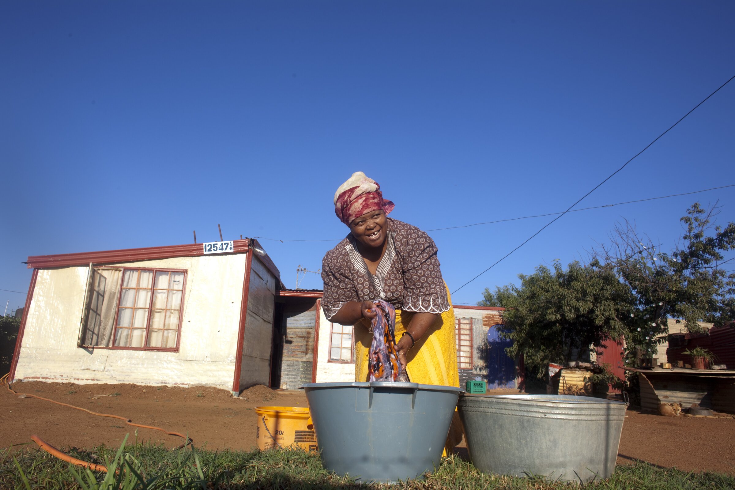 Service user from the North-West Province in South Africa (Photo by Simone Scholtztos)